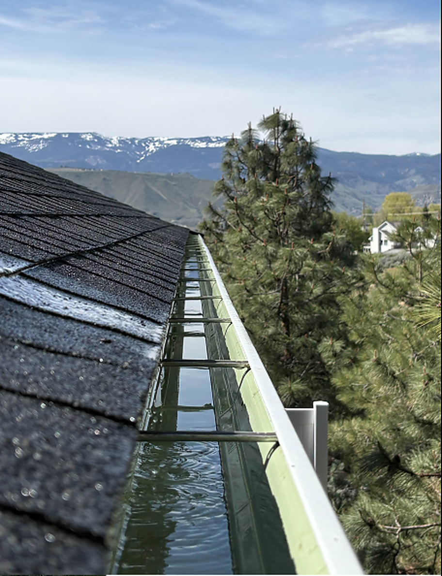 Clean gutter after TOPRUNG gutter cleaning